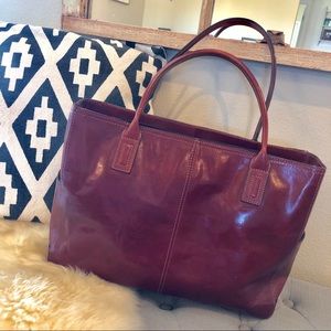 Fossil Leather Tote Purse